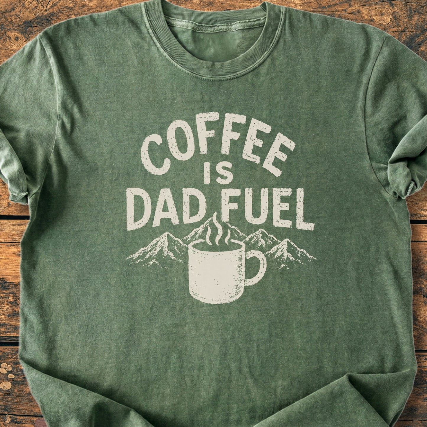 Coffee Is Dad Fuel - Premium Vintage Tee