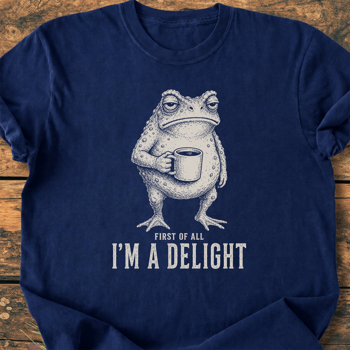 First Of All I'm A Delight - Premium Vintage Tee