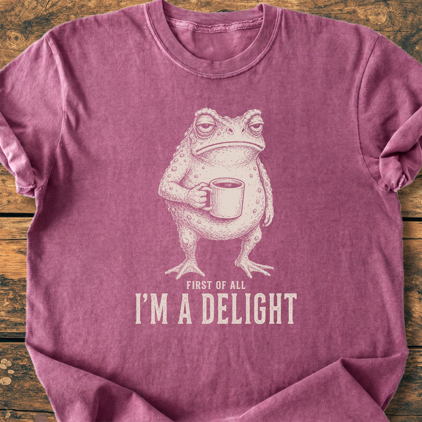 First Of All I'm A Delight - Premium Vintage Tee