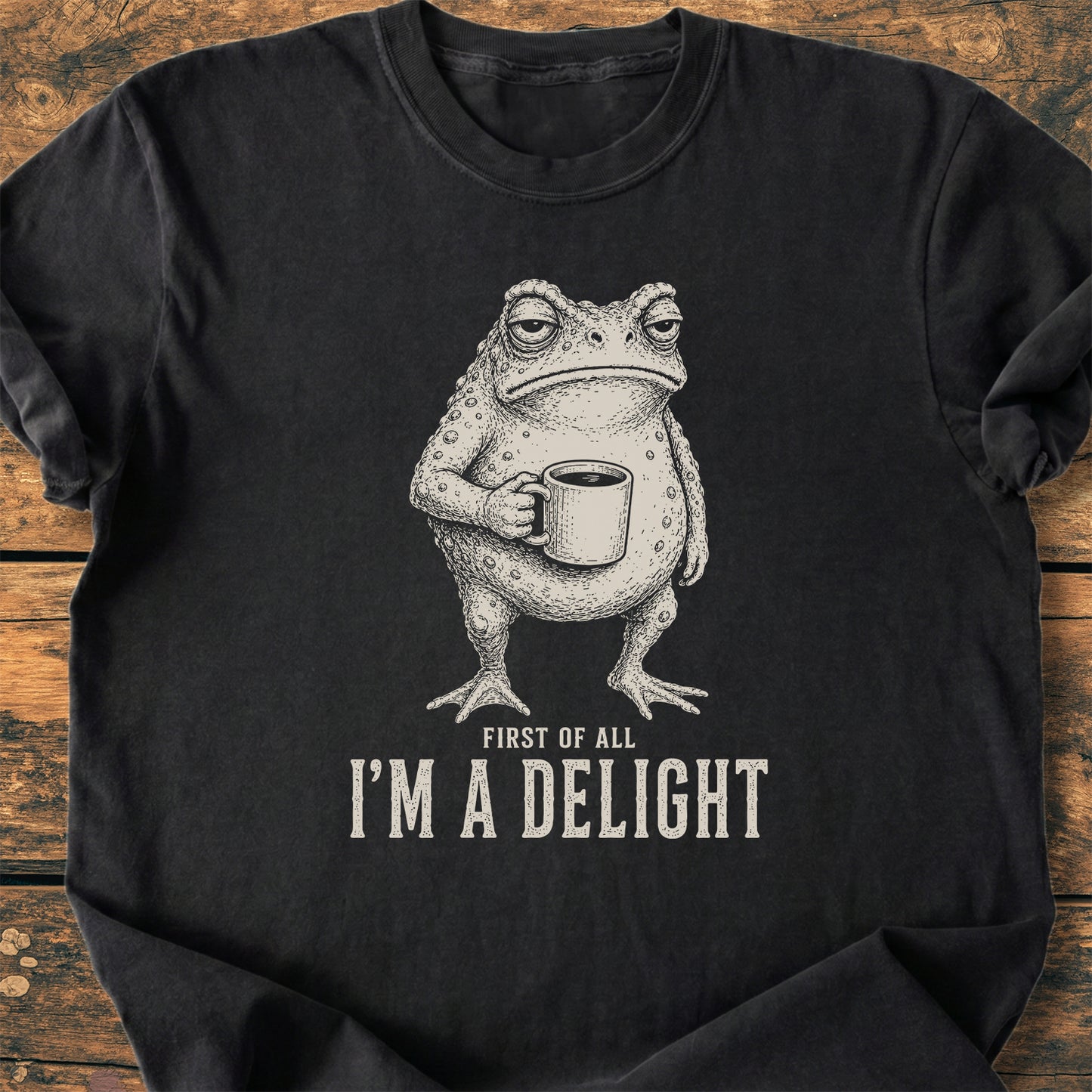 First Of All I'm A Delight - Premium Vintage Tee