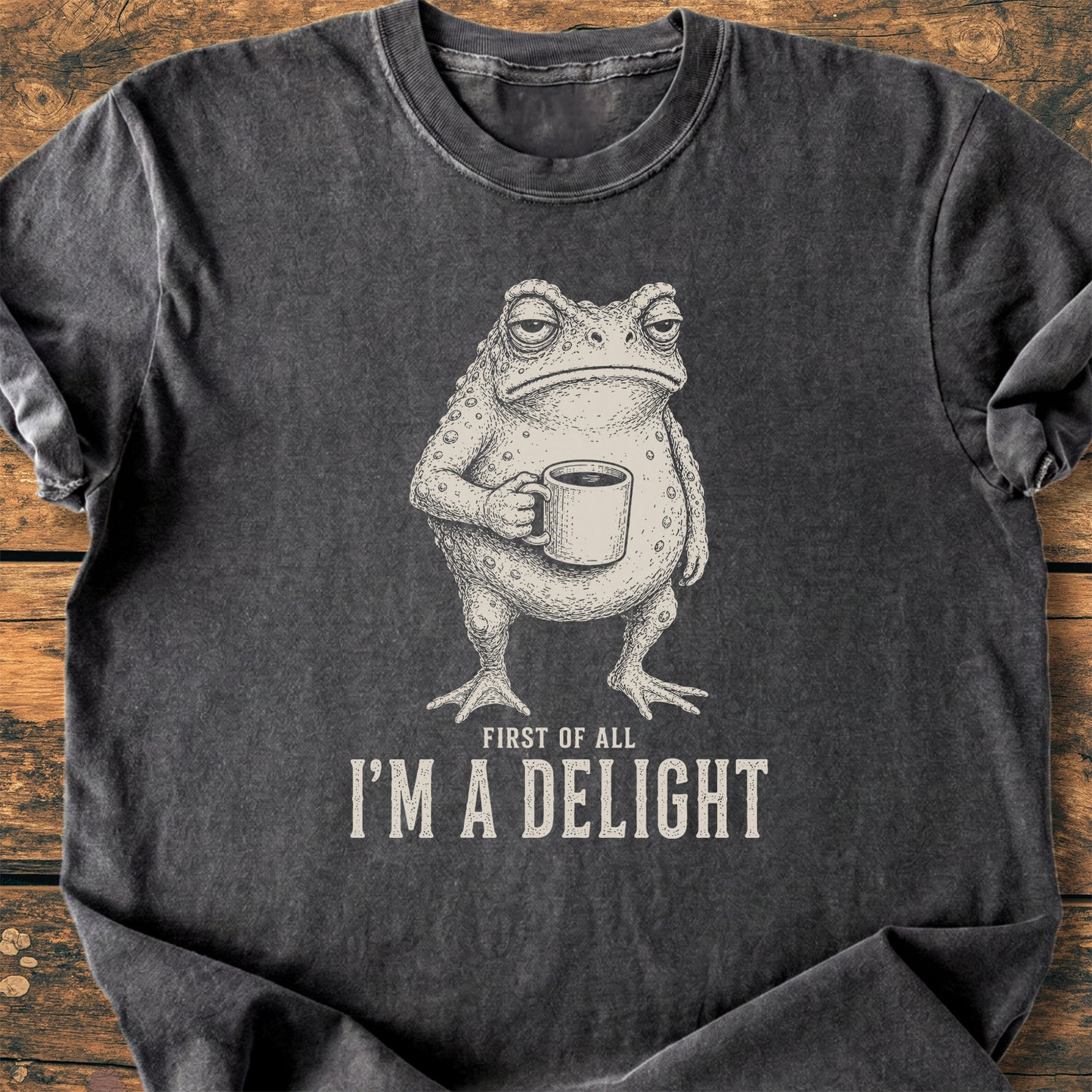 First Of All I'm A Delight - Premium Vintage Tee