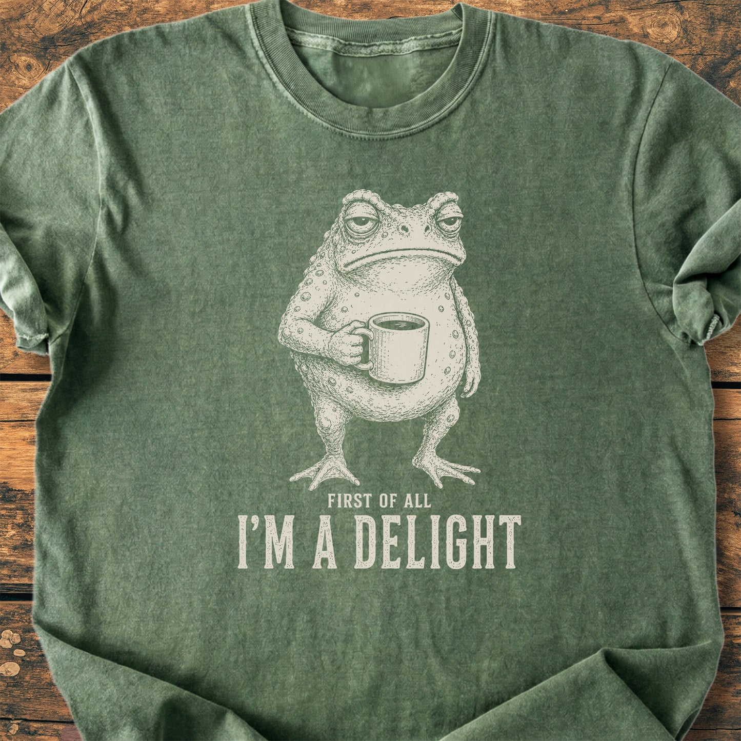 First Of All I'm A Delight - Premium Vintage Tee