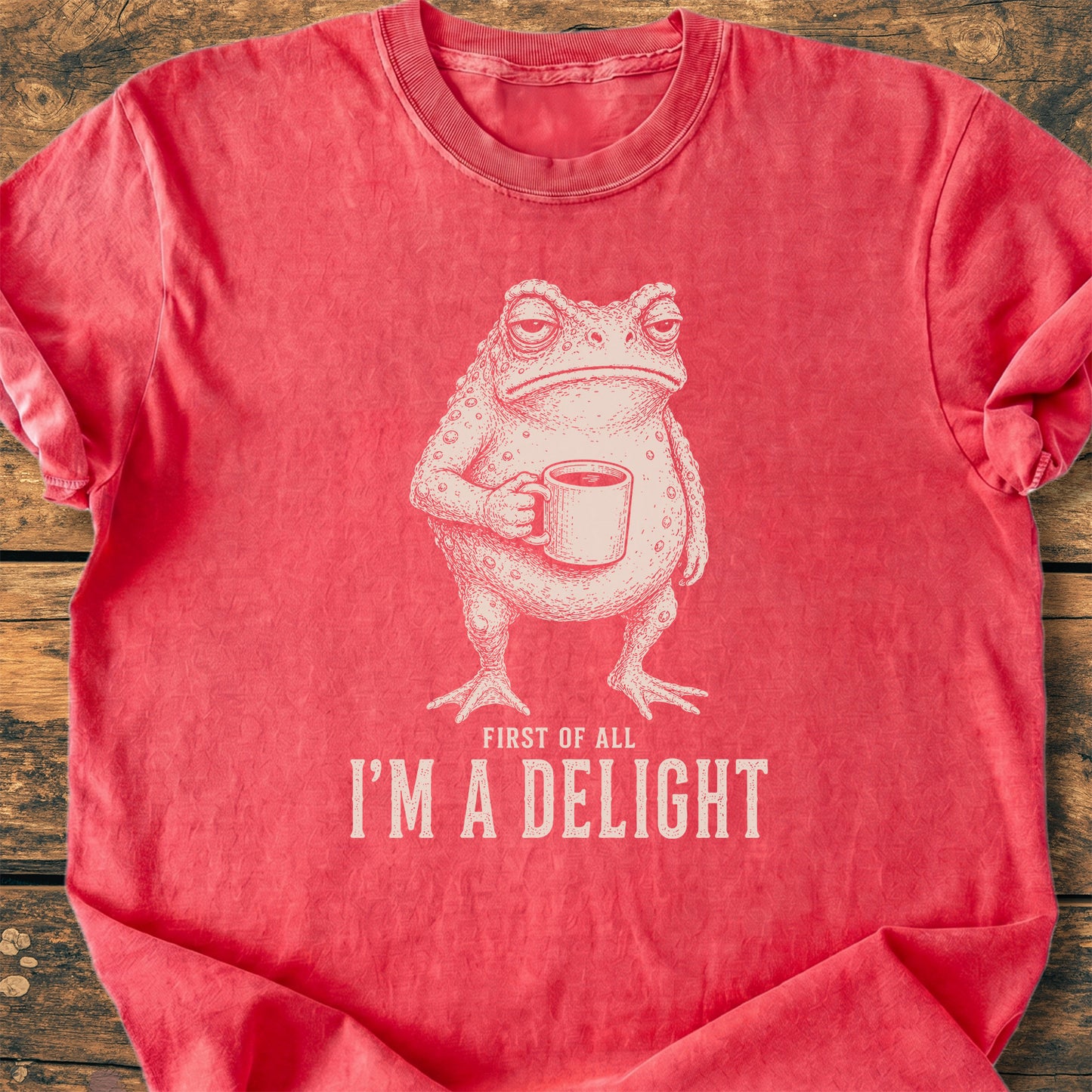 First Of All I'm A Delight - Premium Vintage Tee