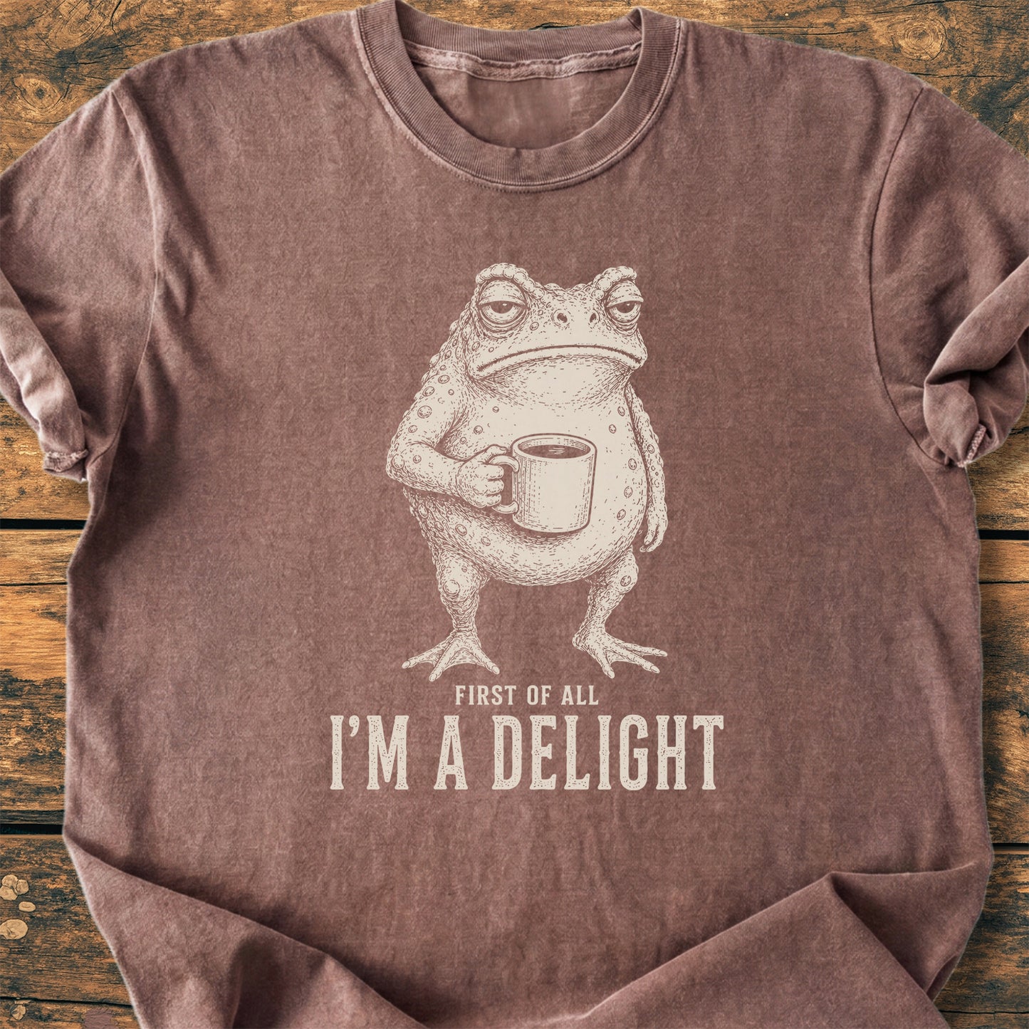 First Of All I'm A Delight - Premium Vintage Tee