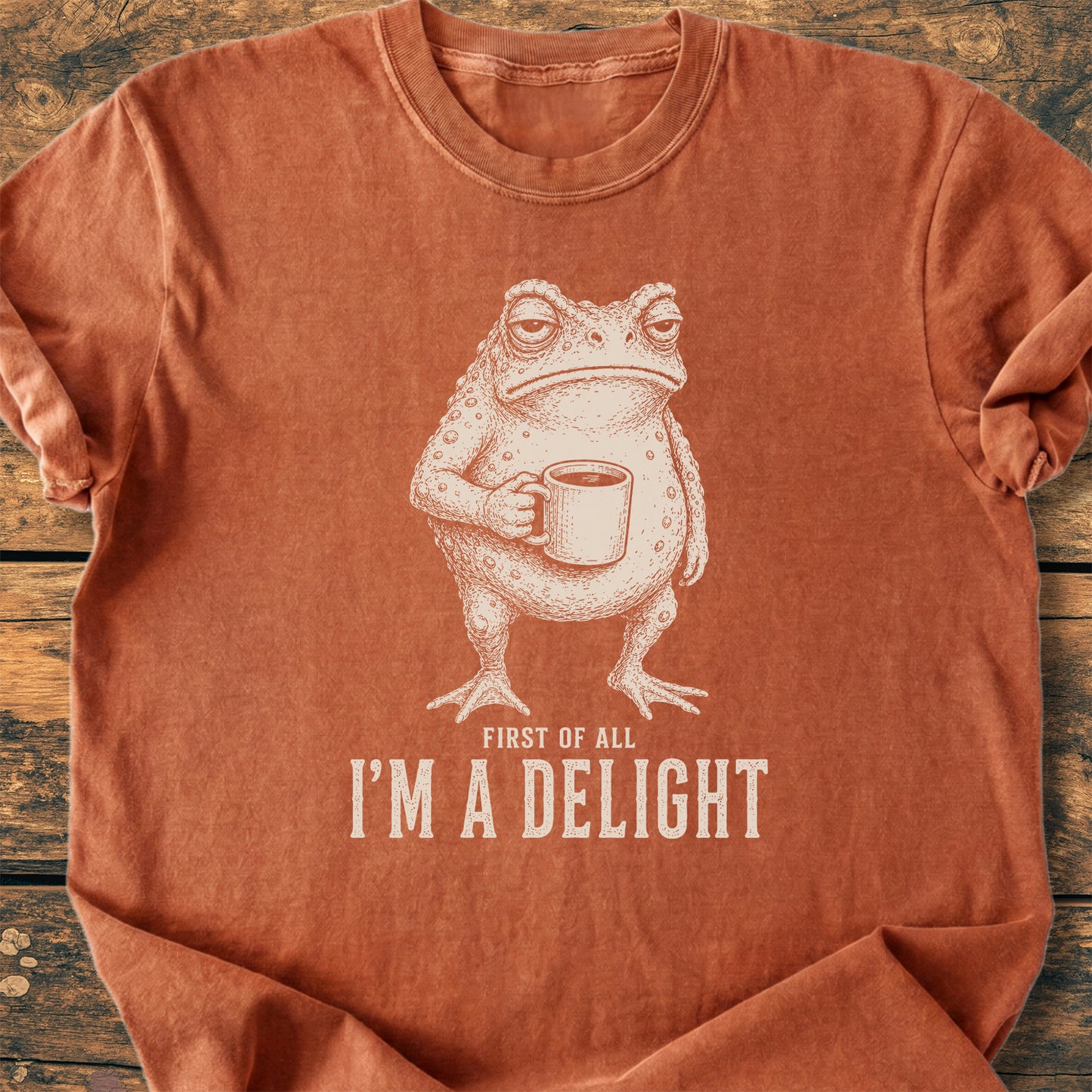 First Of All I'm A Delight - Premium Vintage Tee