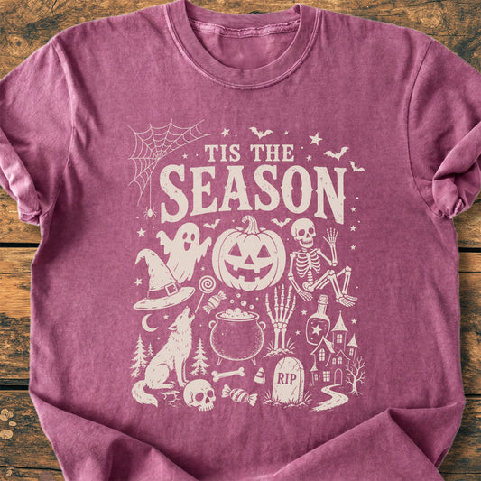 Tis The Season Halloween - Premium Vintage Tee