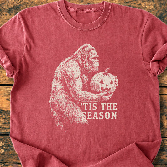 Tis The Season Bigfoot - Premium Vintage Tee