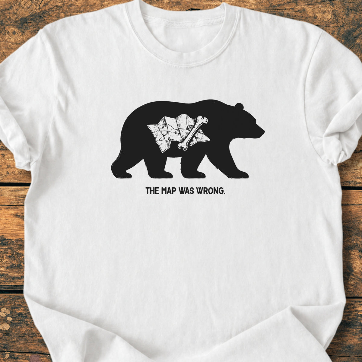 The Map Was Wrong - Premium Vintage Tee