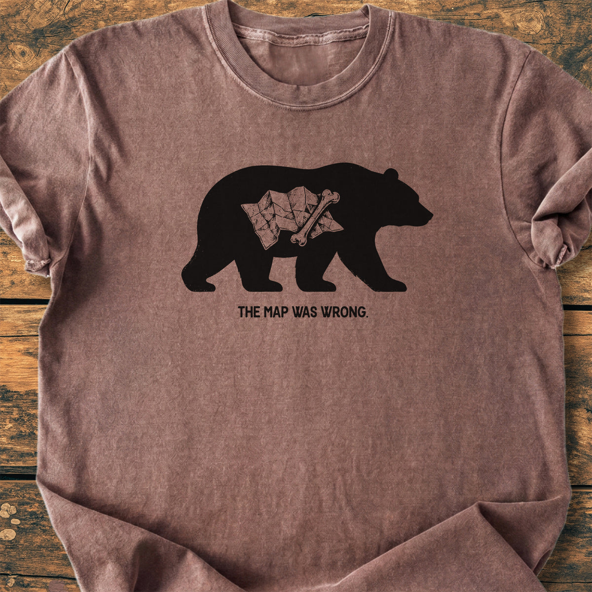 The Map Was Wrong - Premium Vintage Tee