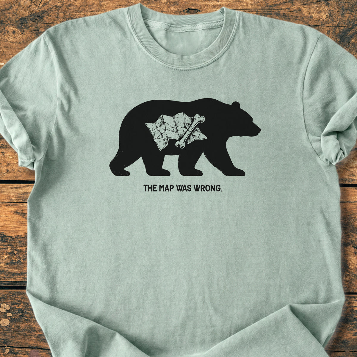 The Map Was Wrong - Premium Vintage Tee