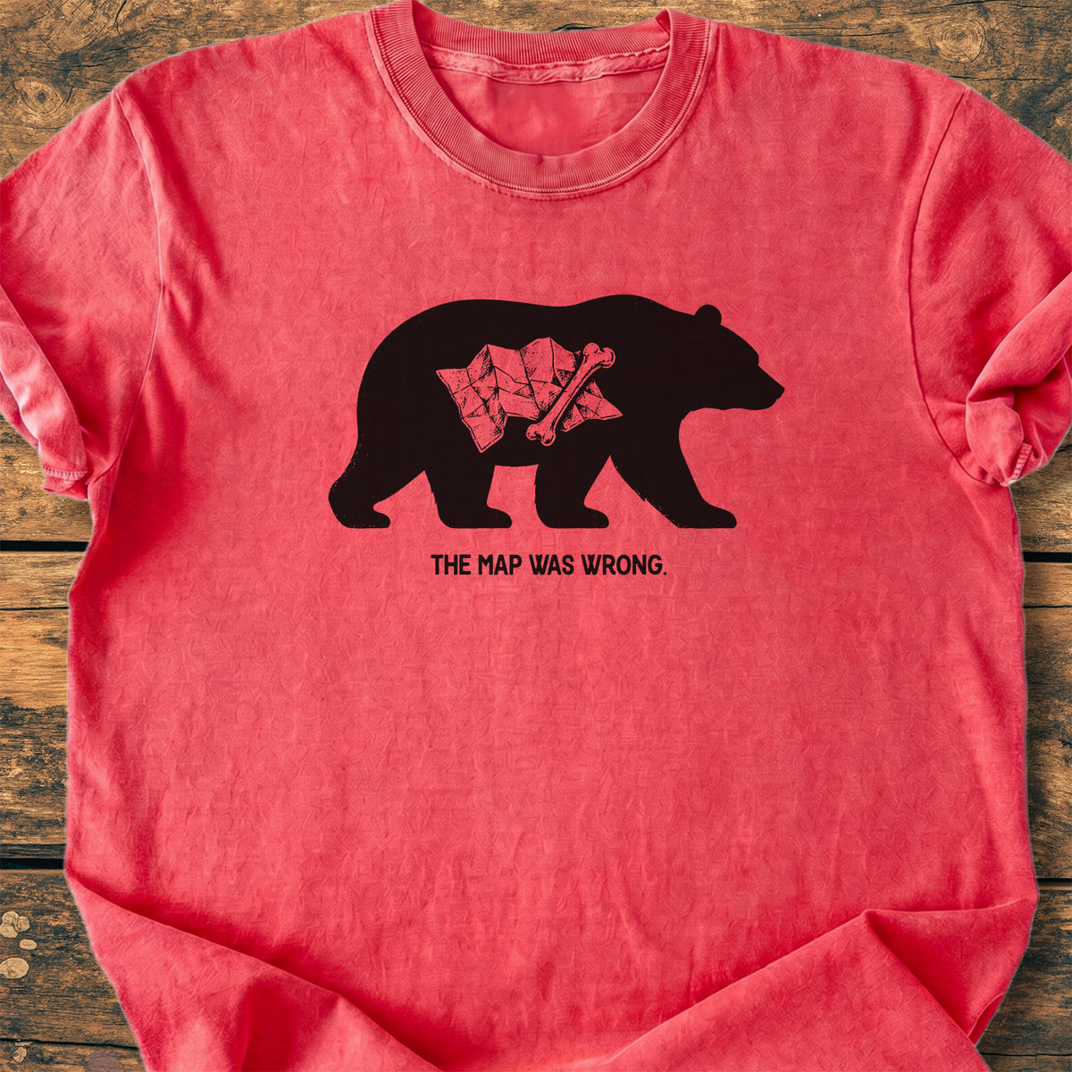 The Map Was Wrong - Premium Vintage Tee