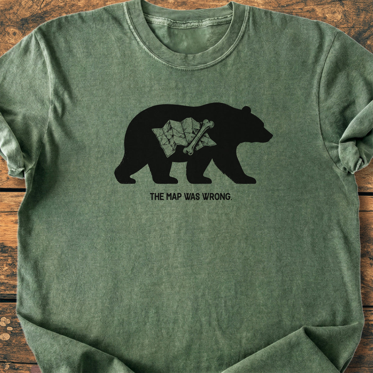 The Map Was Wrong - Premium Vintage Tee