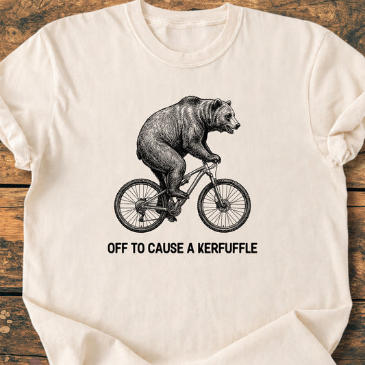 Off To Cause A Kerfuffle - Premium Vintage Tee