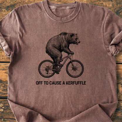 Off To Cause A Kerfuffle - Premium Vintage Tee