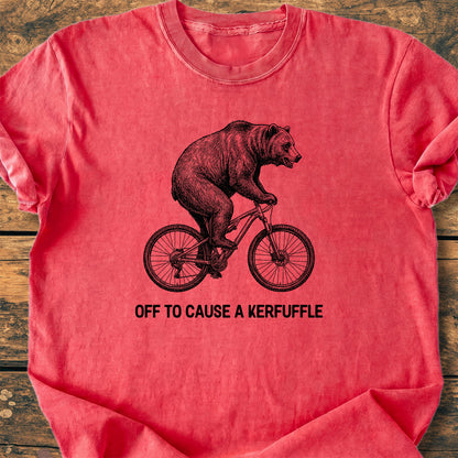 Off To Cause A Kerfuffle - Premium Vintage Tee