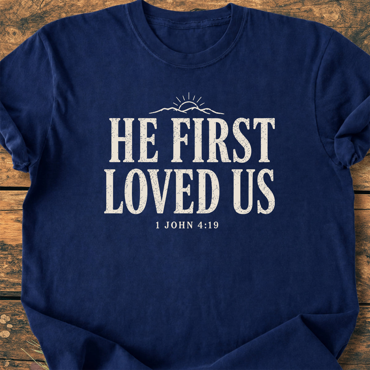 He First Loved Us - Premium Vintage T-Shirt