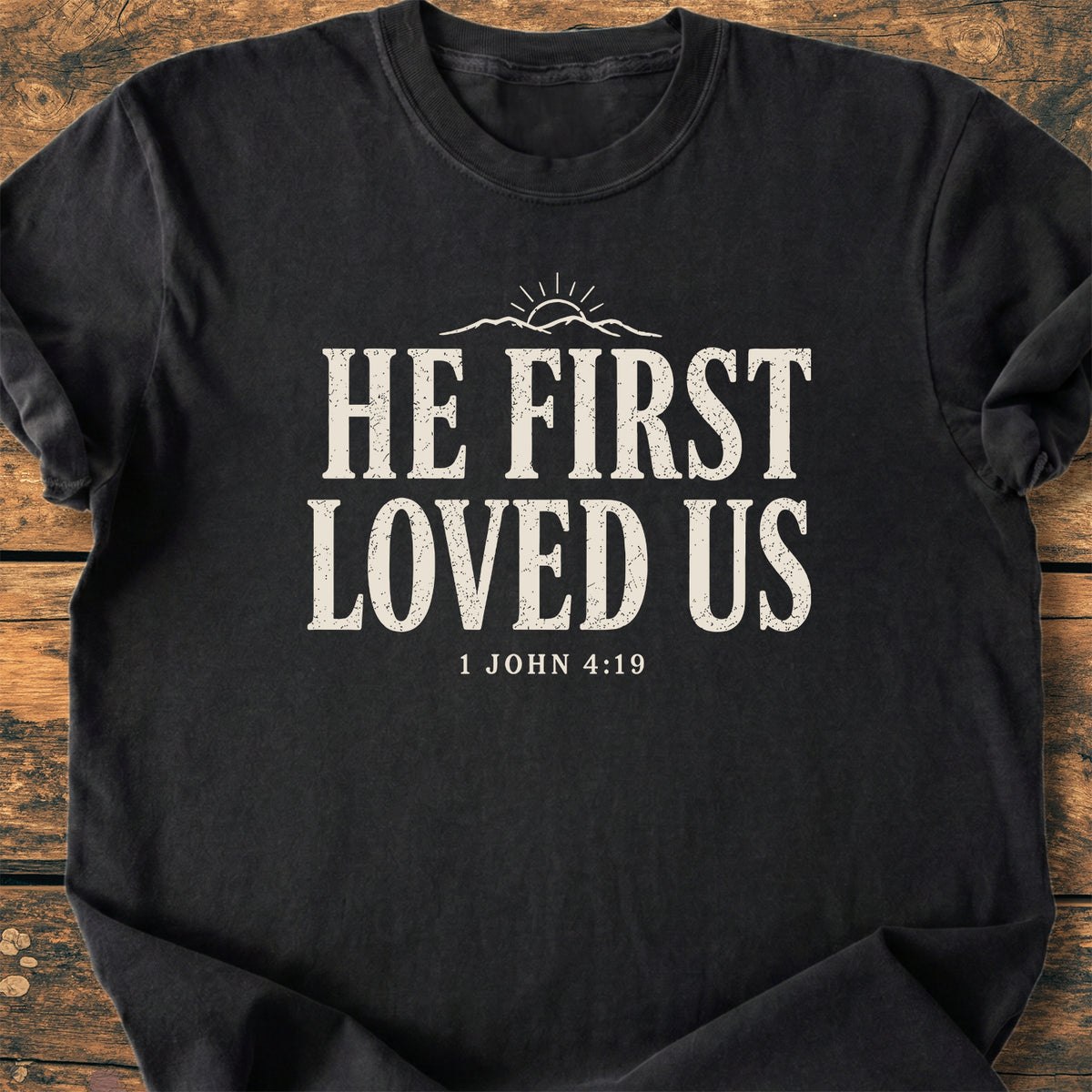 He First Loved Us - Premium Vintage T-Shirt