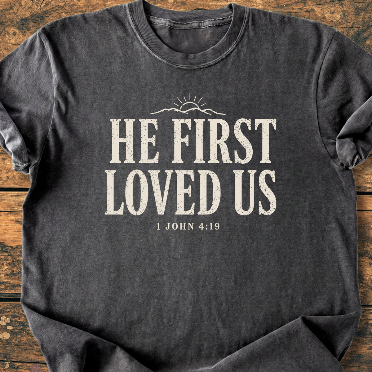 He First Loved Us - Premium Vintage T-Shirt