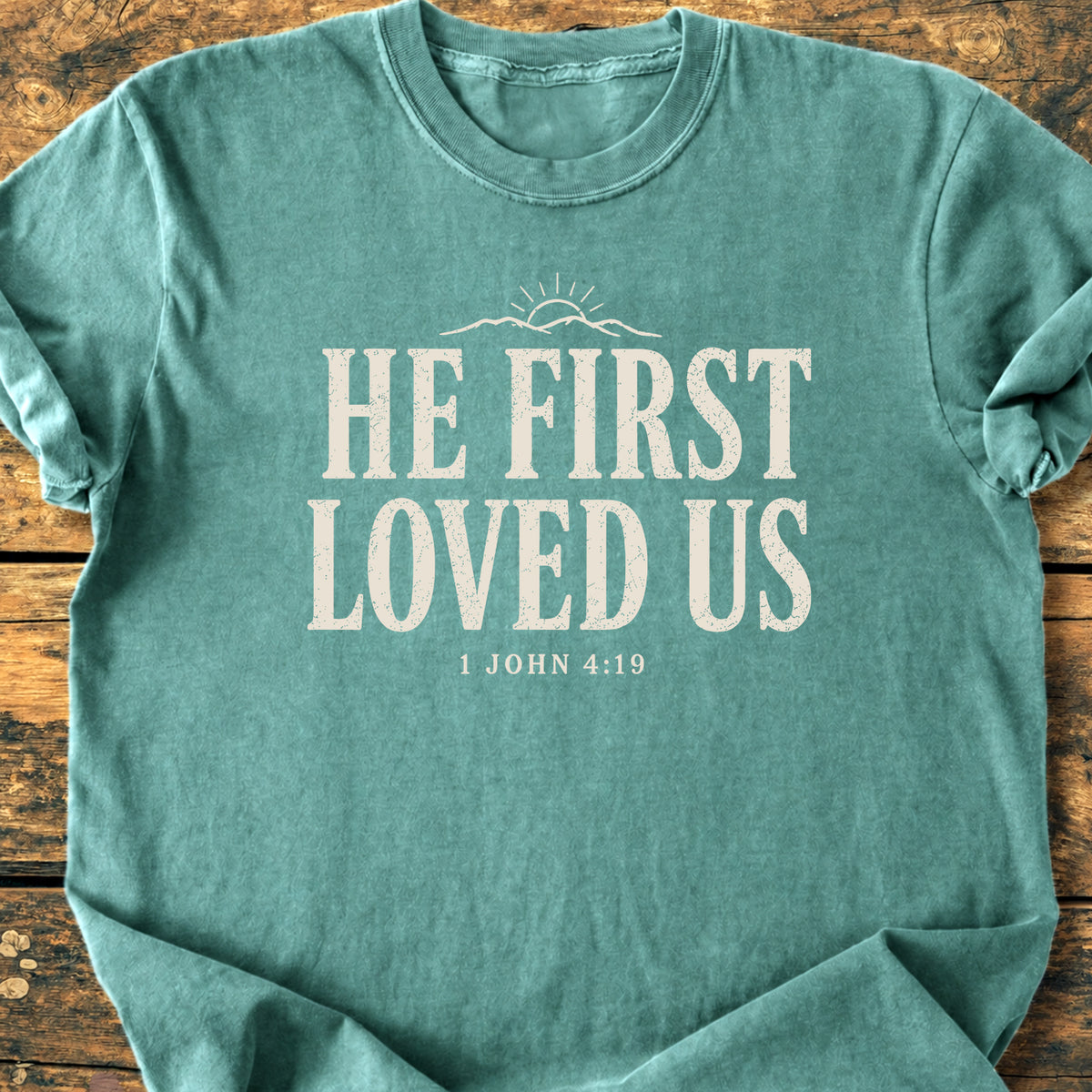 He First Loved Us - Premium Vintage T-Shirt