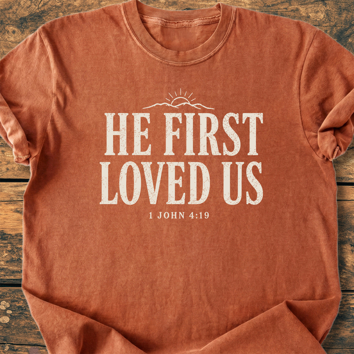 He First Loved Us - Premium Vintage T-Shirt