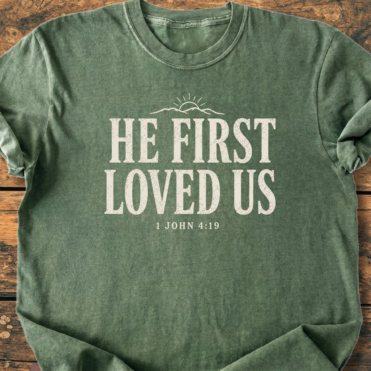 He First Loved Us - Premium Vintage T-Shirt