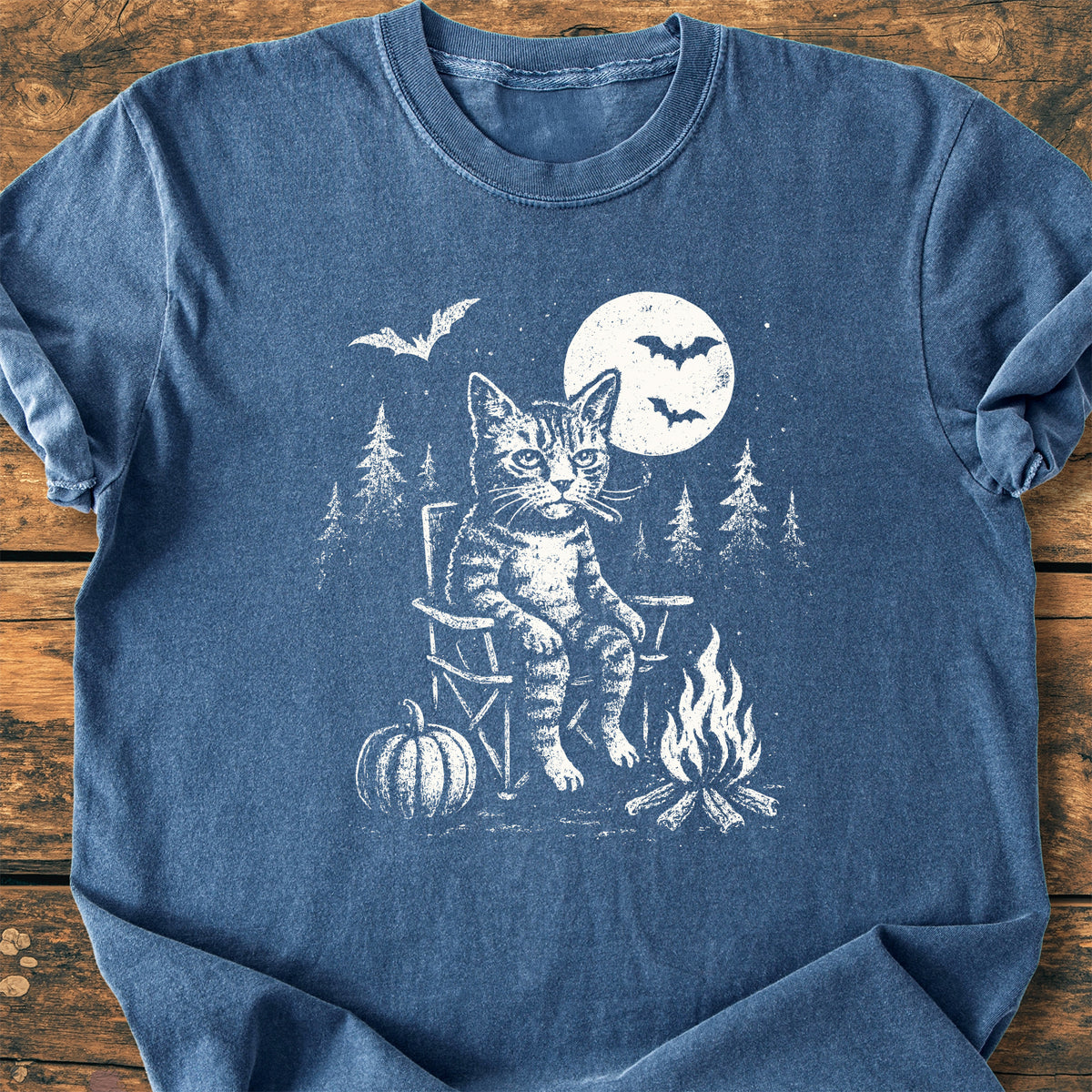 Campfire Catitude - Premium Vintage T-Shirt