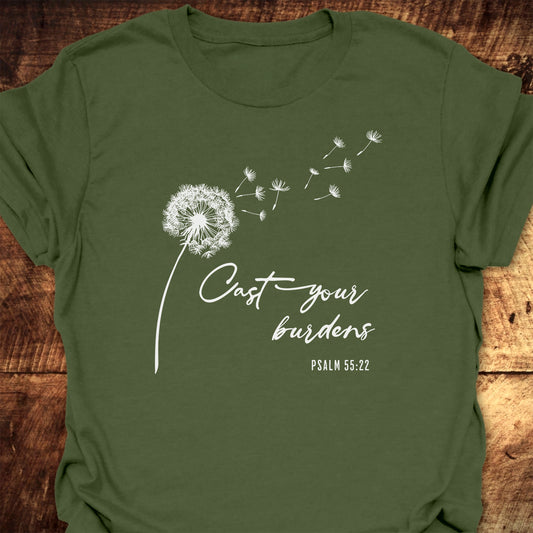 Cast Your Burdens  T-Shirt