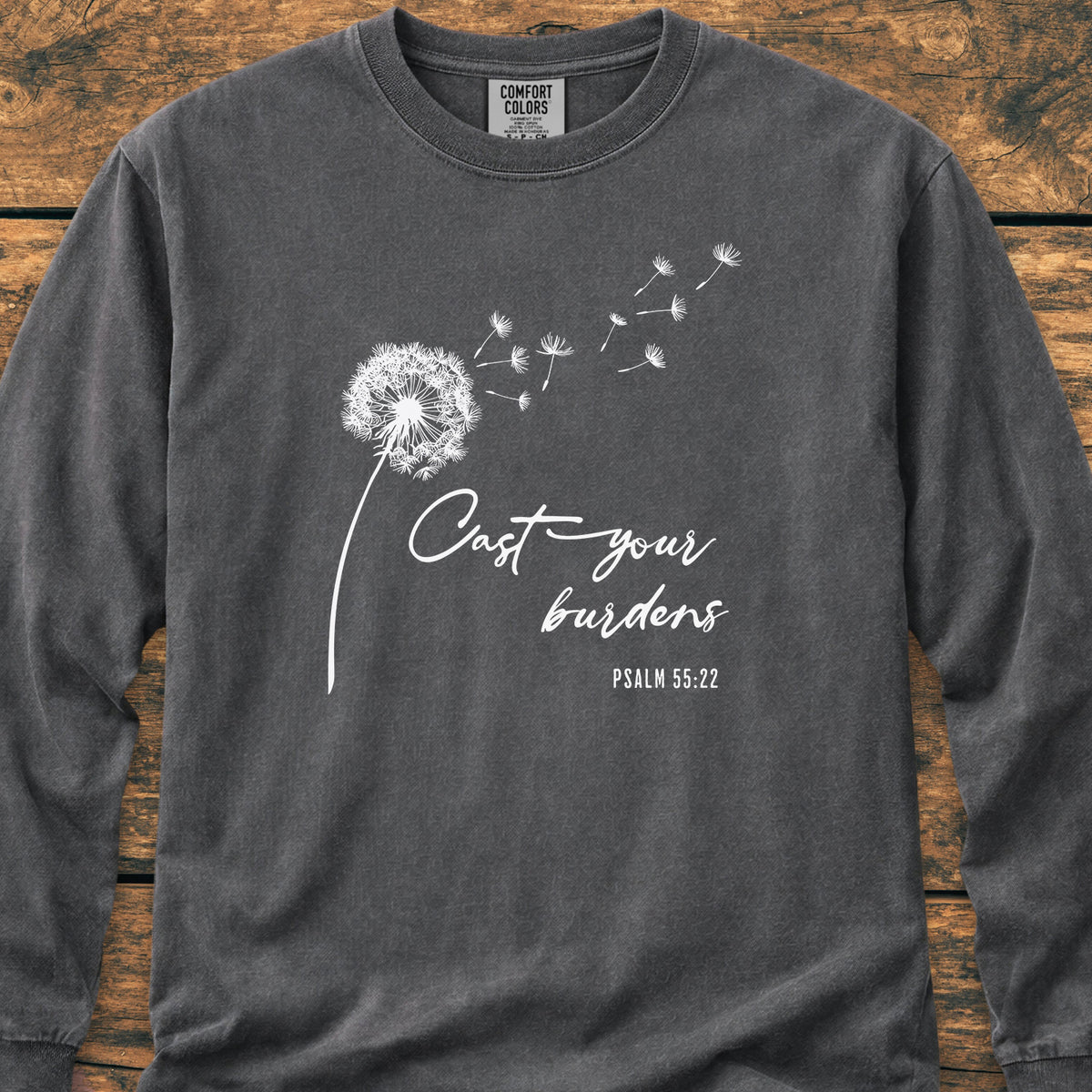 Cast Your Burdens - Long-Sleeve Tee