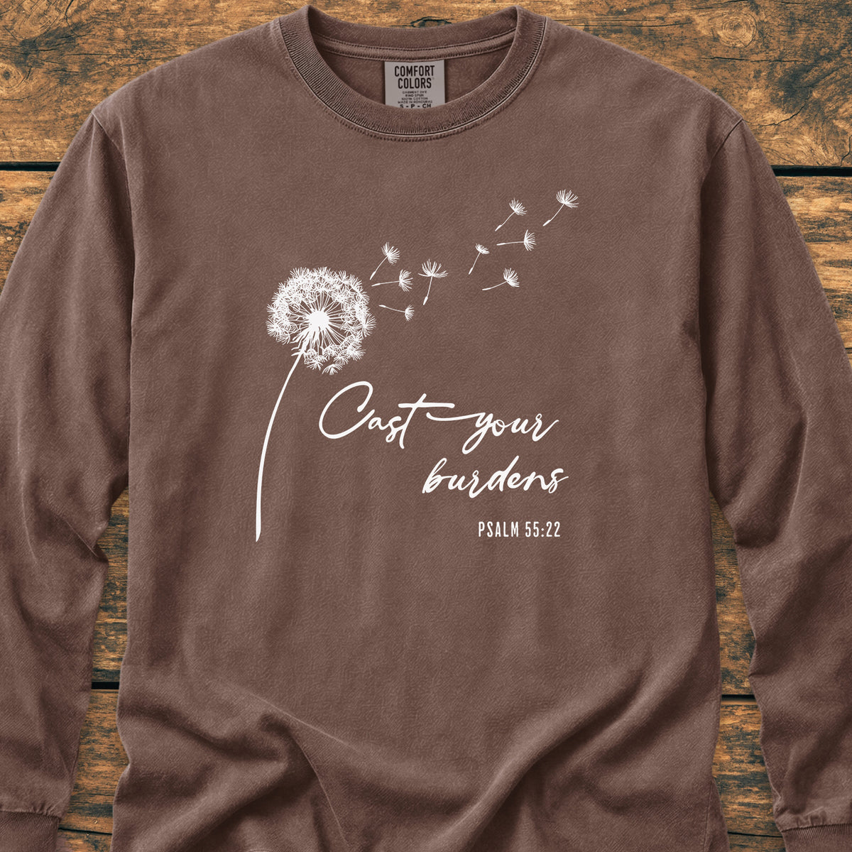 Cast Your Burdens - Long-Sleeve Tee