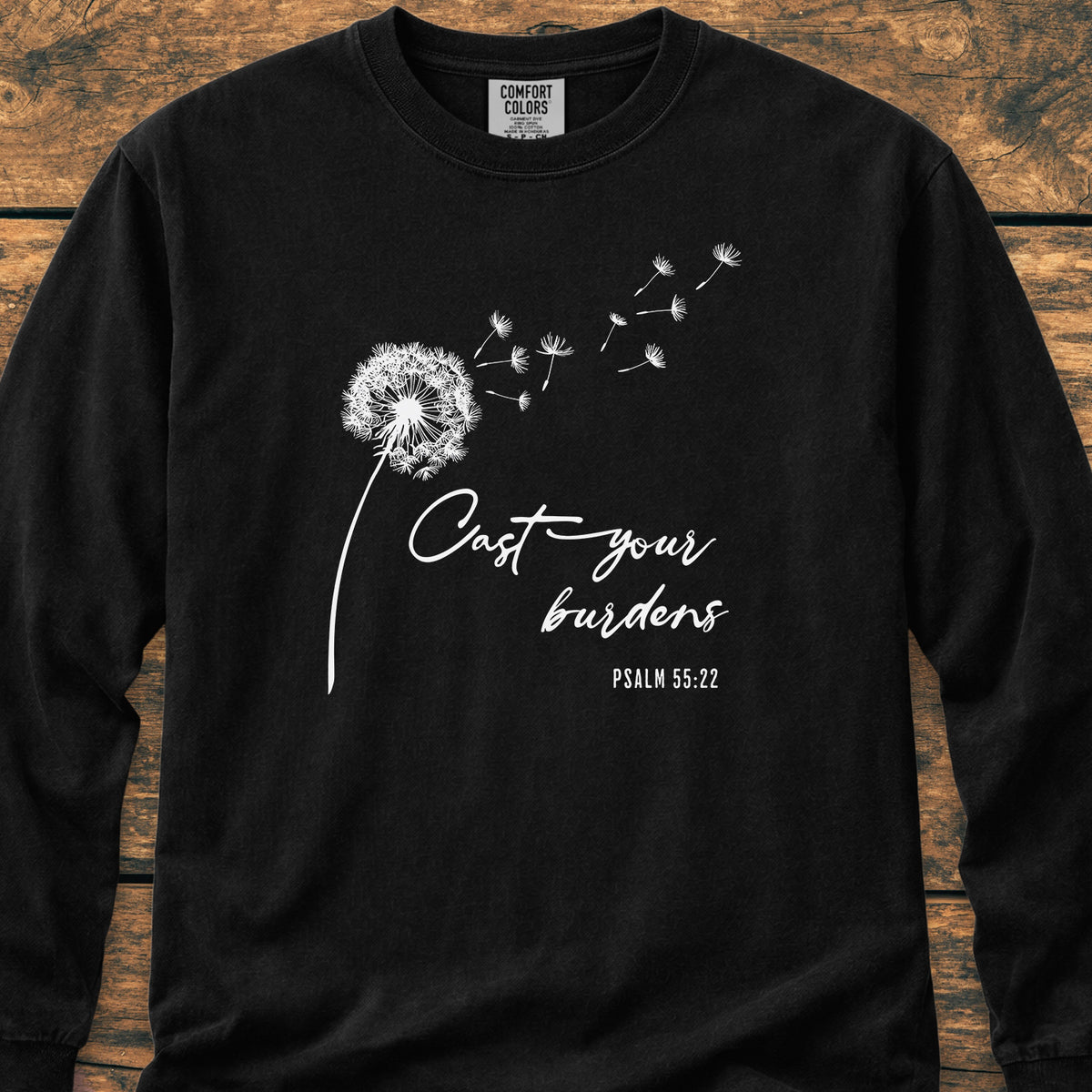 Cast Your Burdens - Long-Sleeve Tee