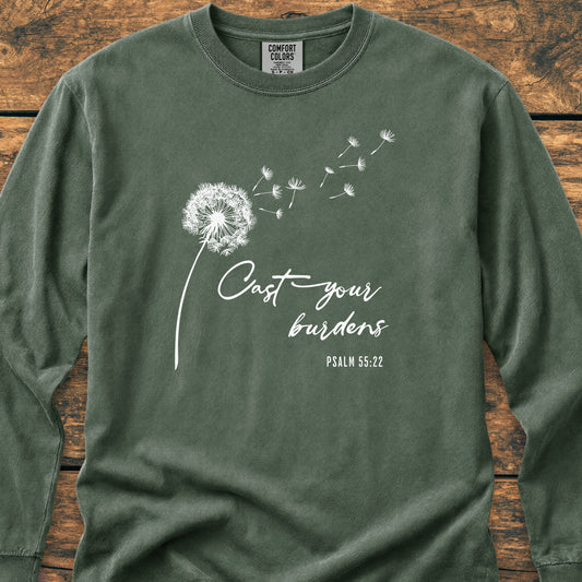 Cast Your Burdens - Long-Sleeve Tee
