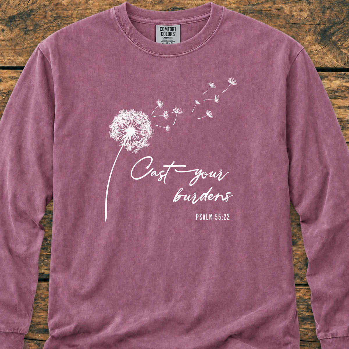 Cast Your Burdens - Long-Sleeve Tee