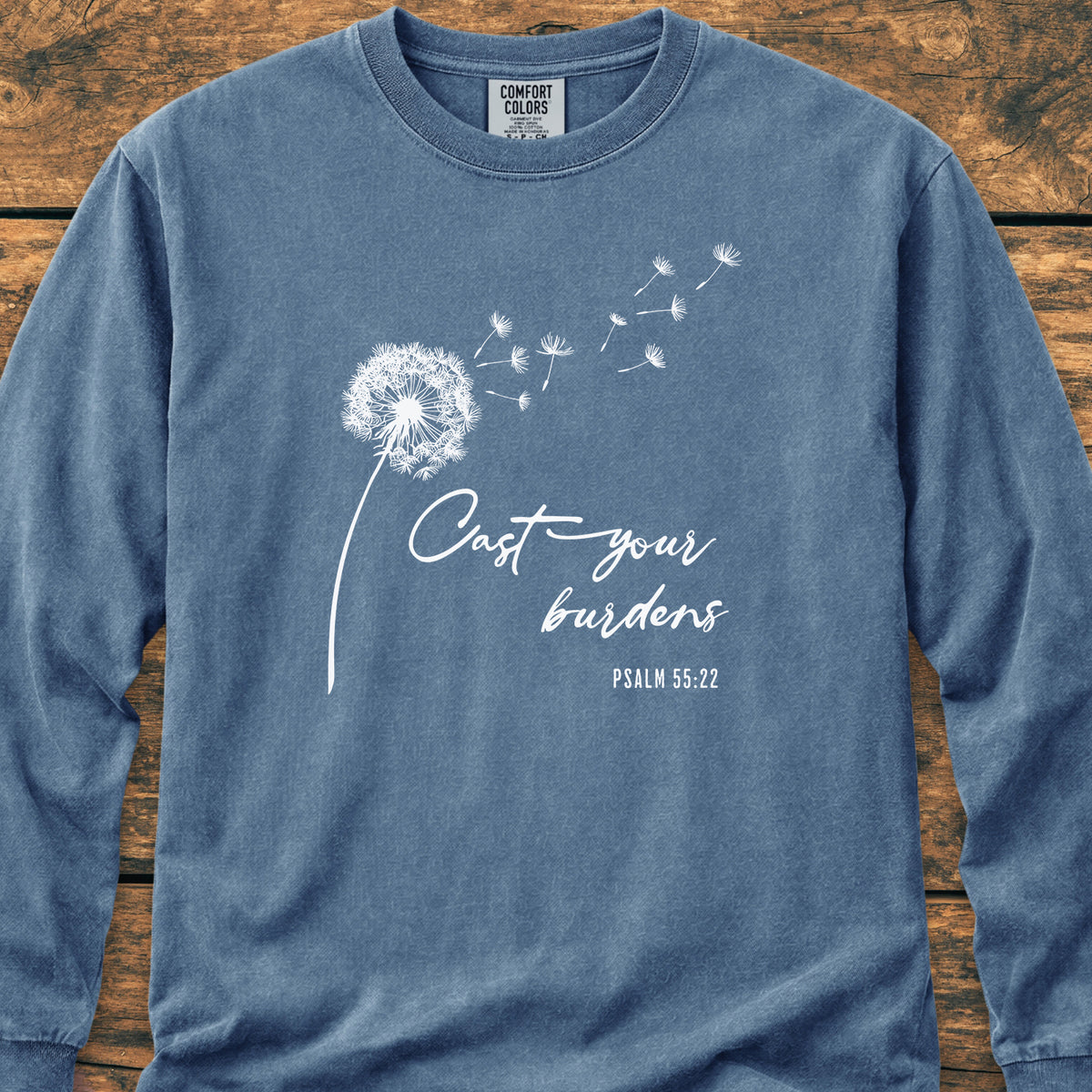 Cast Your Burdens - Long-Sleeve Tee