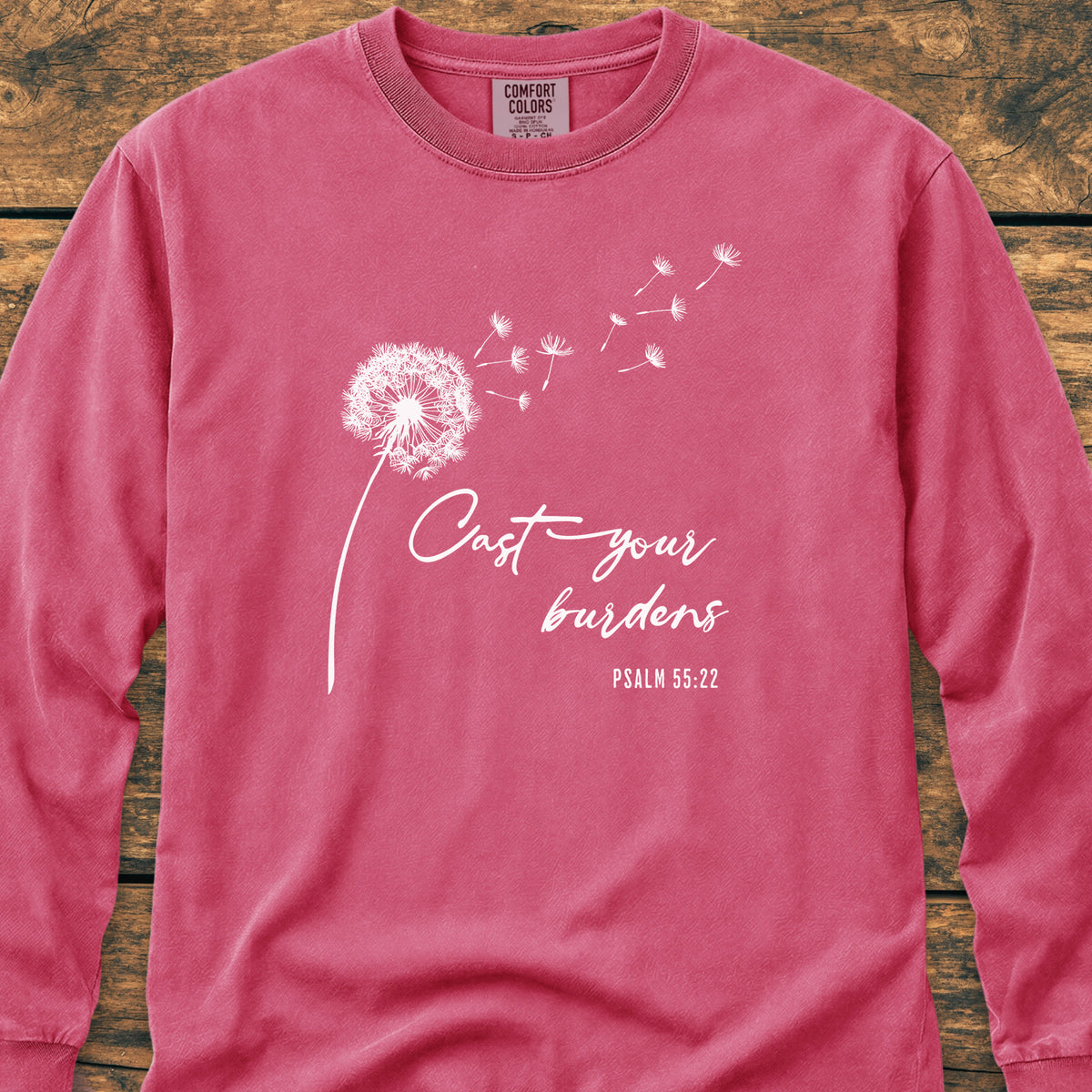 Cast Your Burdens - Long-Sleeve Tee