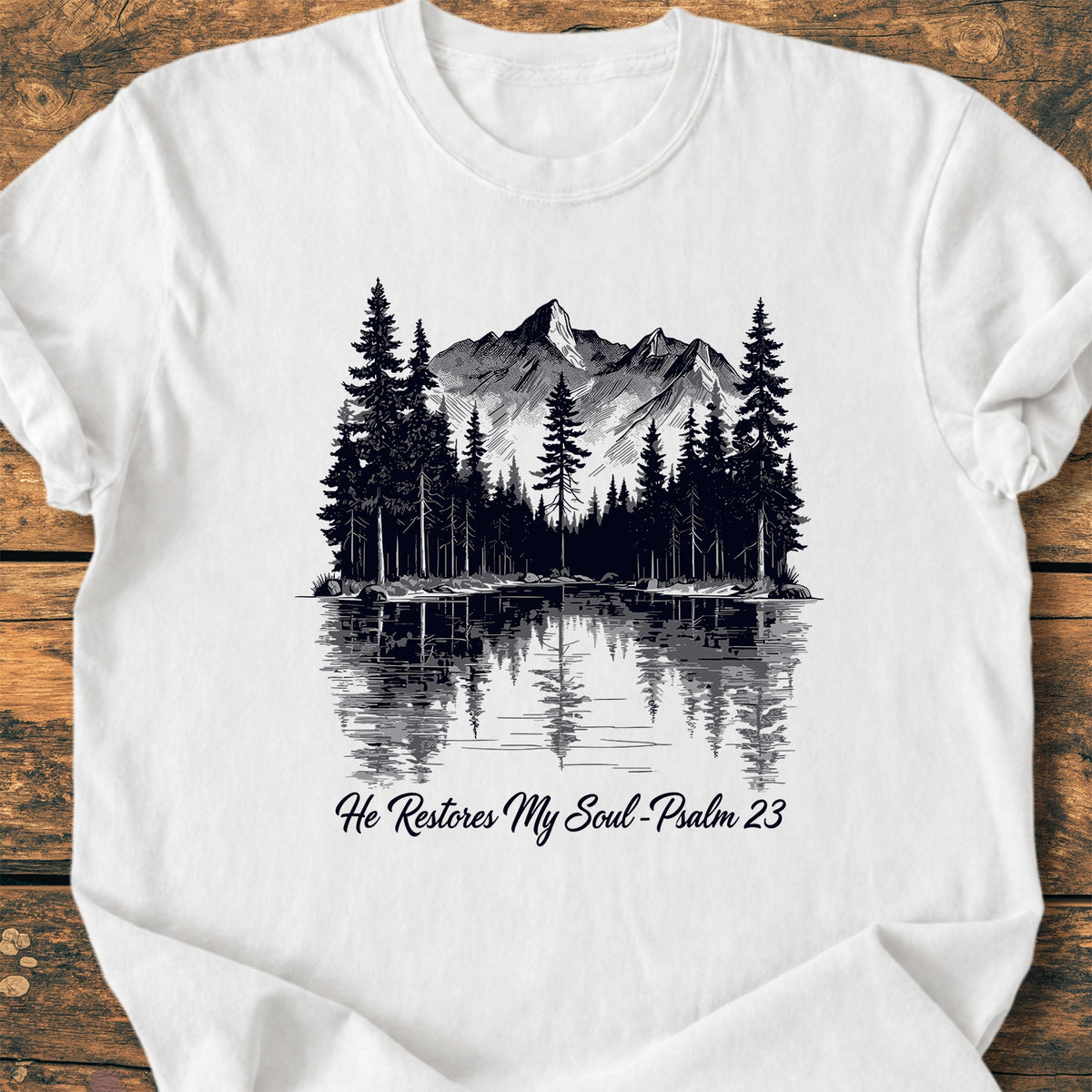 He Restores My Soul - Premium Vintage Tee