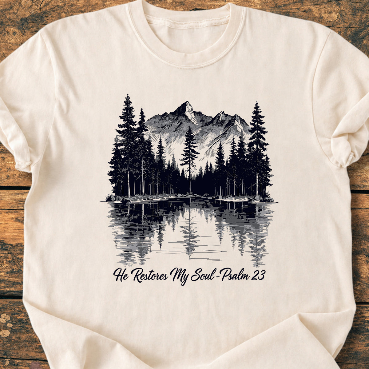 He Restores My Soul - Premium Vintage Tee