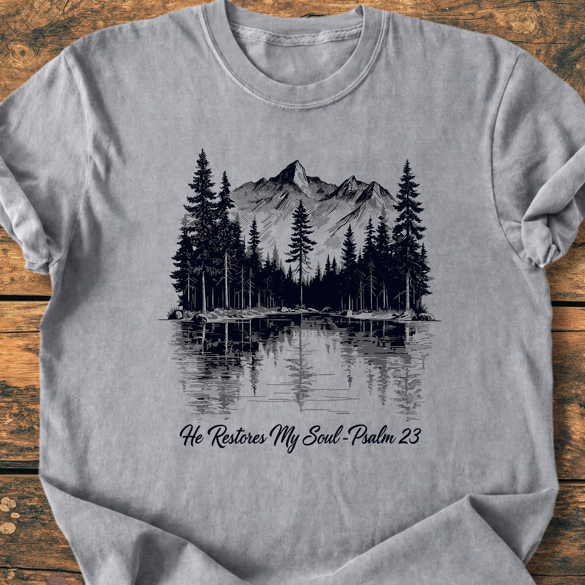He Restores My Soul - Premium Vintage Tee