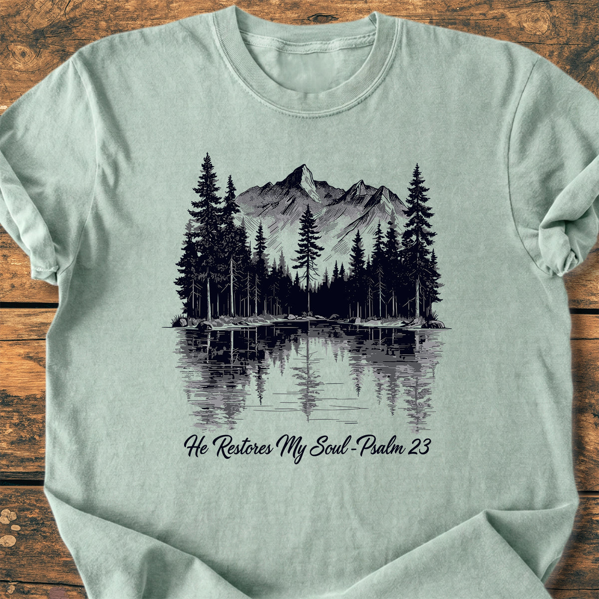 He Restores My Soul - Premium Vintage Tee