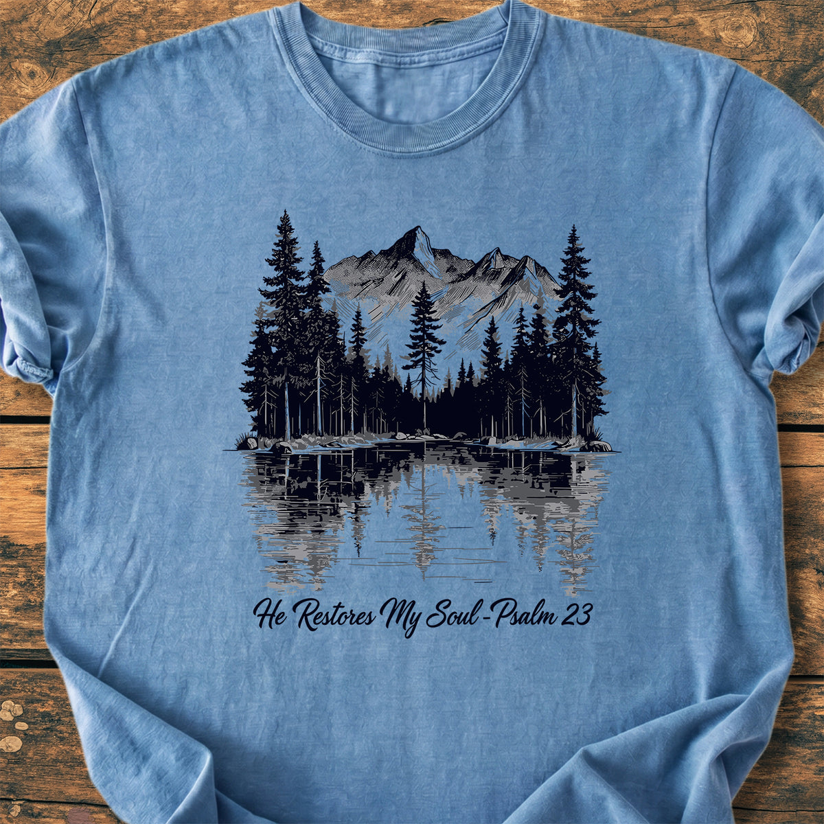 He Restores My Soul - Premium Vintage Tee
