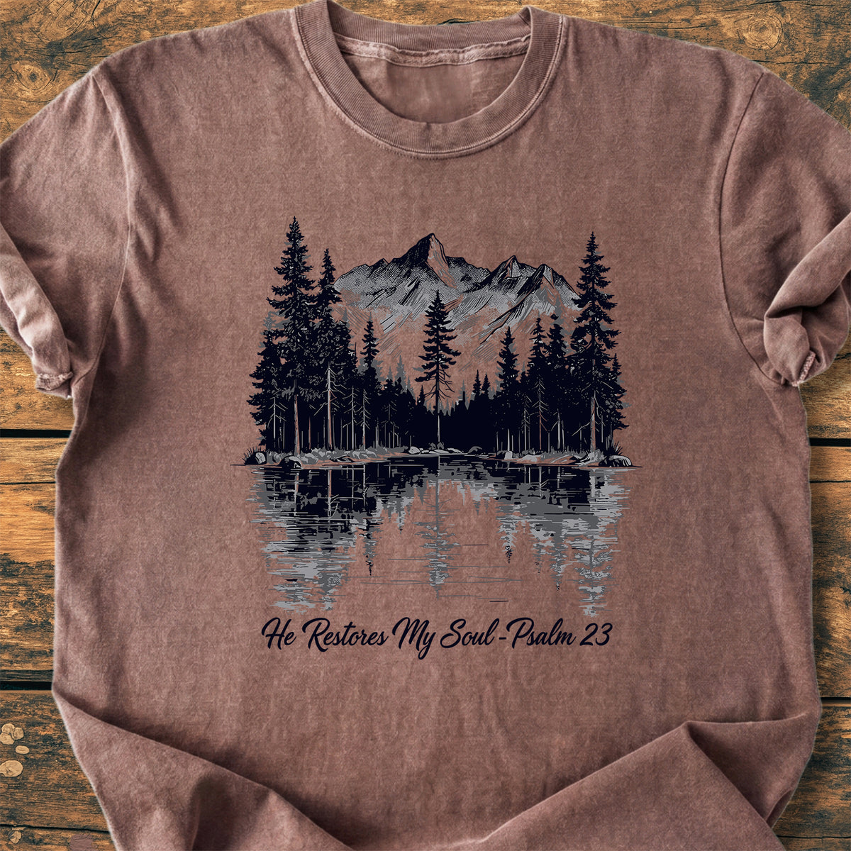 He Restores My Soul - Premium Vintage Tee