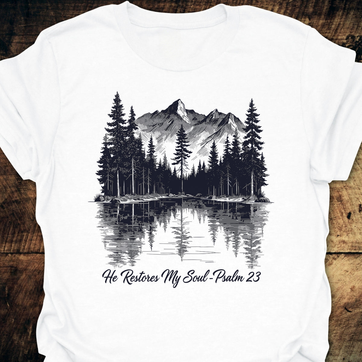 He Restores My Soul  T-Shirt