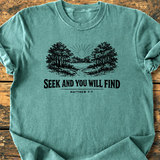 Seek And You Will Find - Premium Vintage Tee