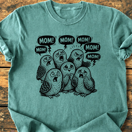Owl Mom Mom Mom - Premium Vintage Tee