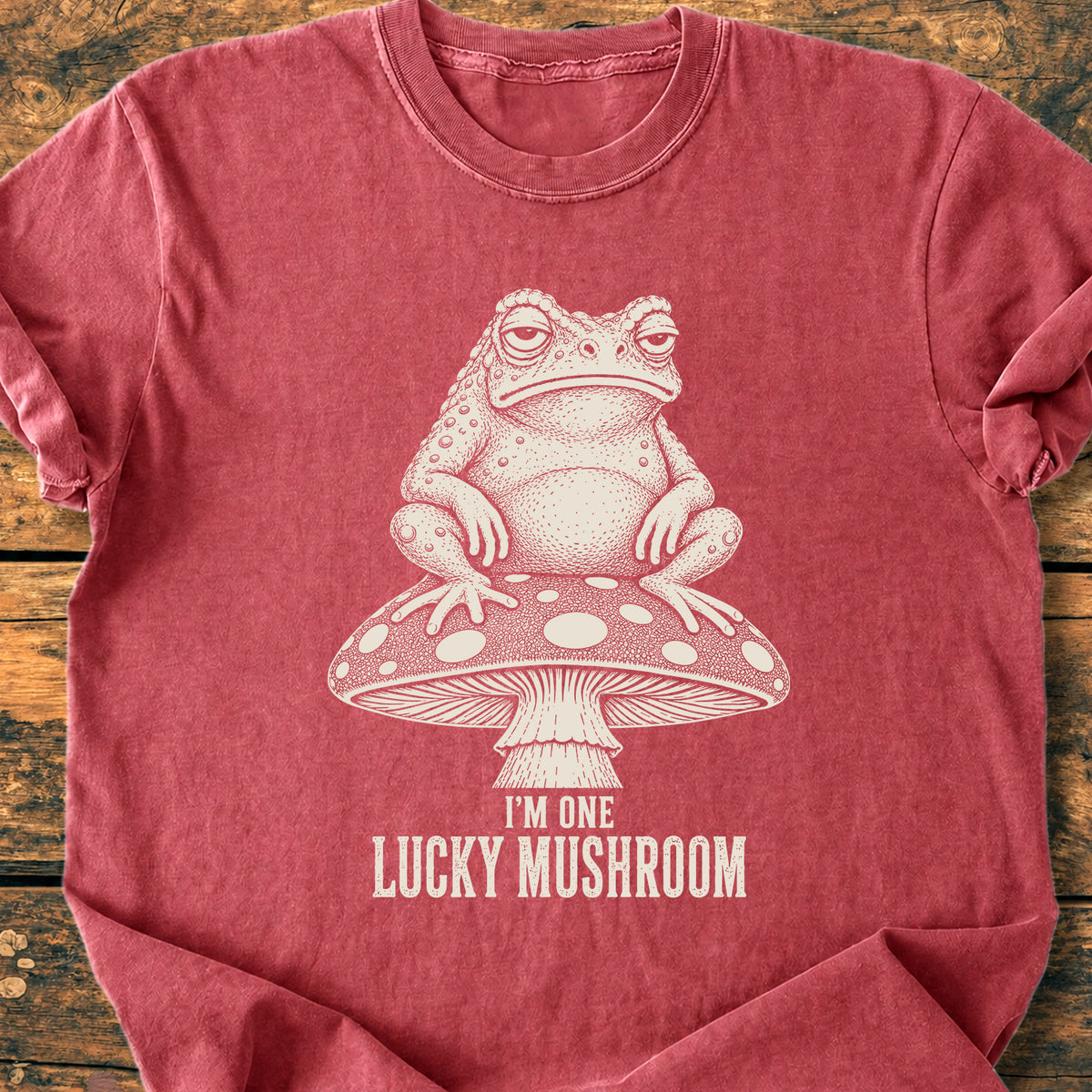 Lucky Mushroom - Premium Vintage Tee