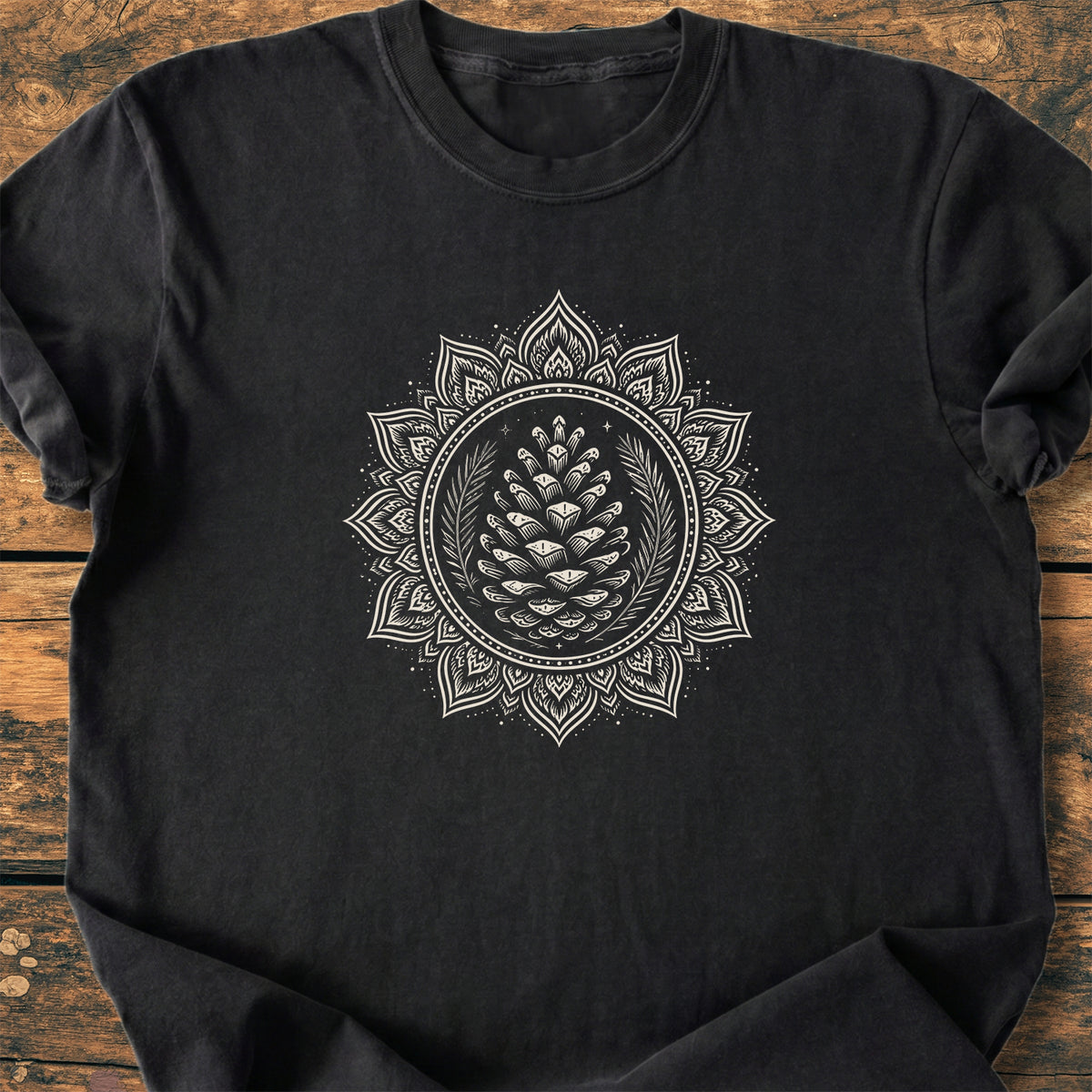 Pine Cone Mandala - Premium Vintage Tee