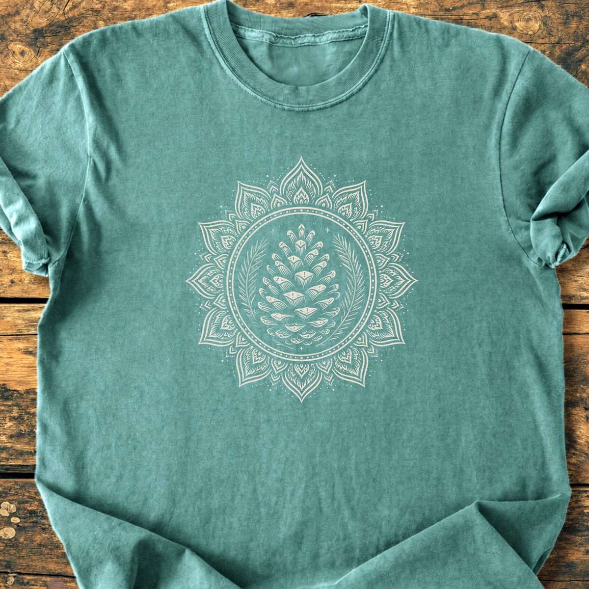 Pine Cone Mandala - Premium Vintage Tee