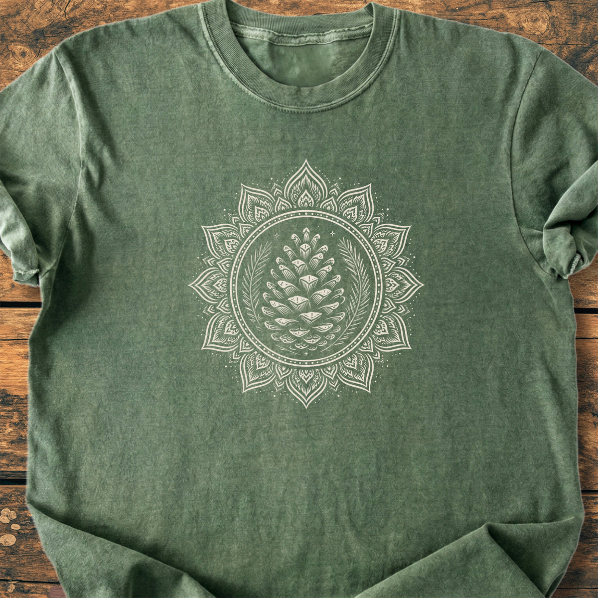 Pine Cone Mandala - Premium Vintage Tee
