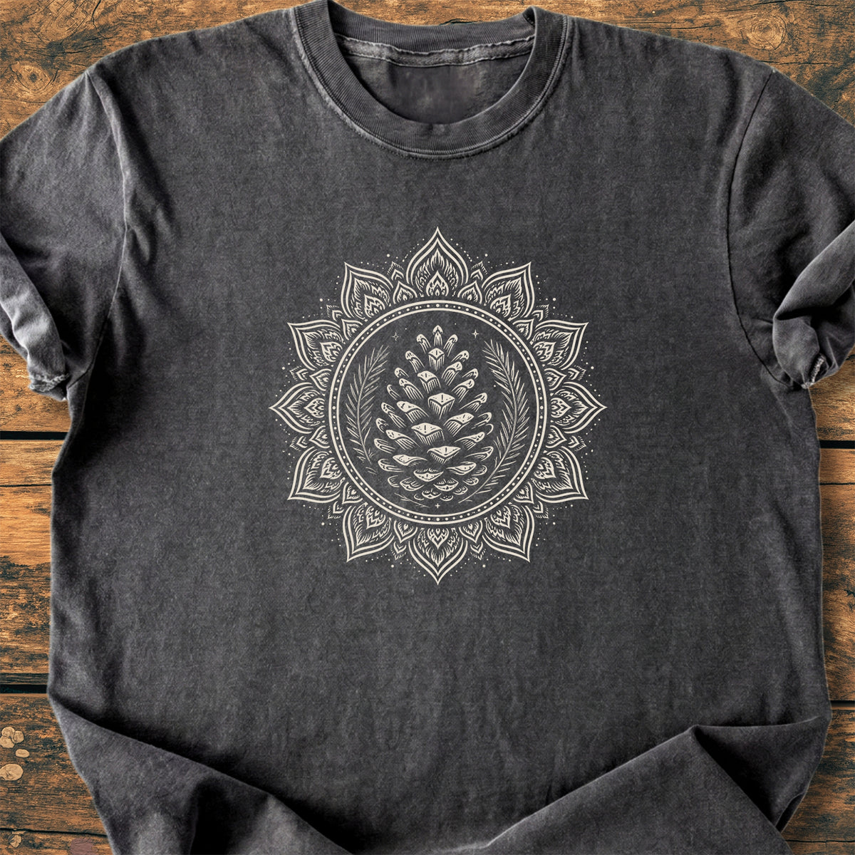 Pine Cone Mandala - Premium Vintage Tee