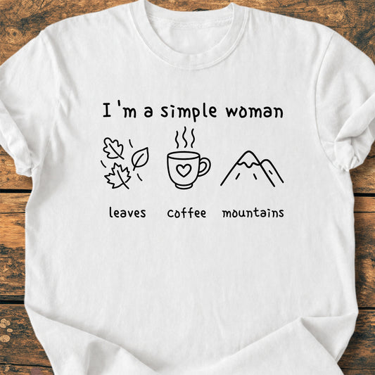 Simple Woman Fall - Premium Vintage Tee