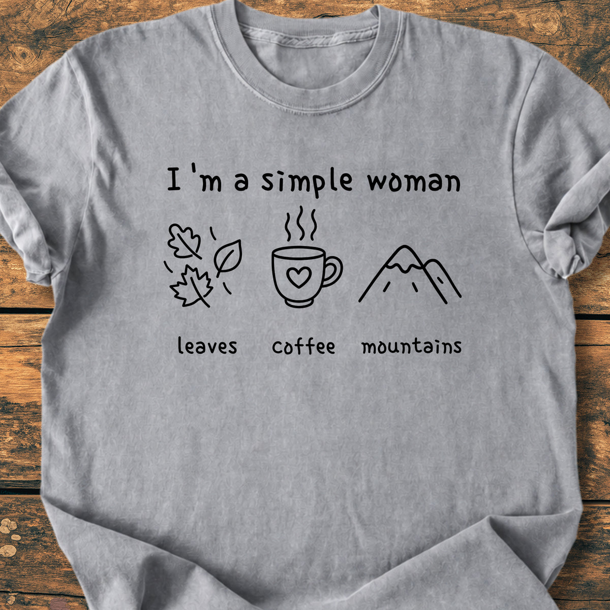 Simple Woman Fall - Premium Vintage Tee